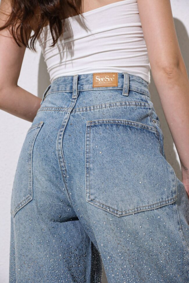 Jeans Boyfriend Strass - immagine 2