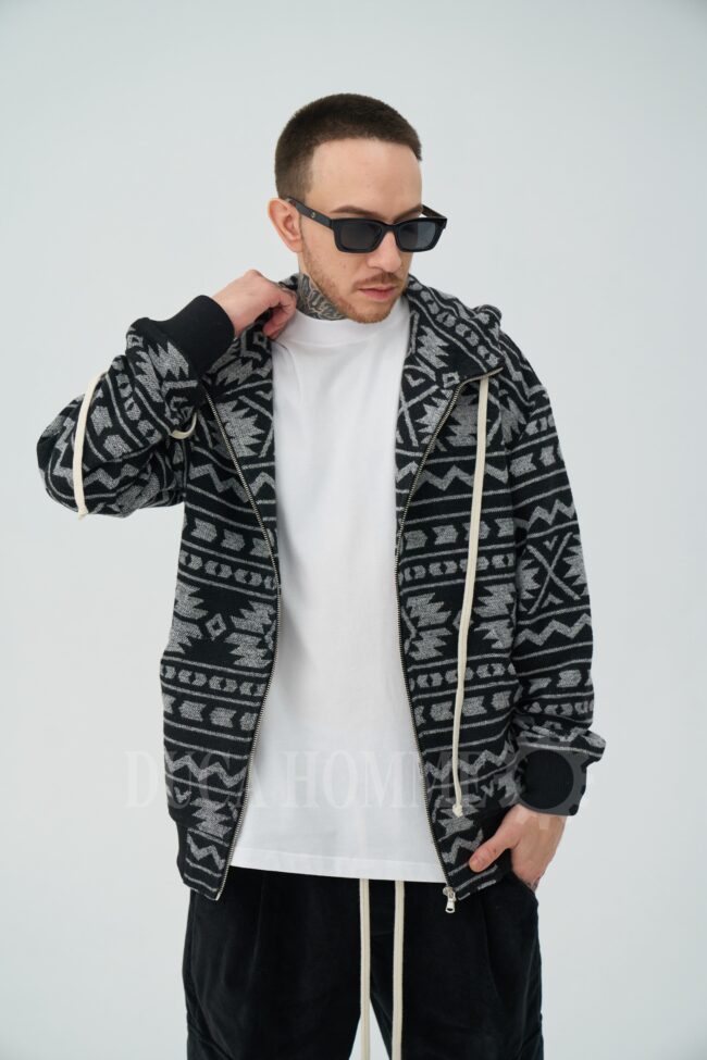 Giacca Sartoriale Fantasia Black